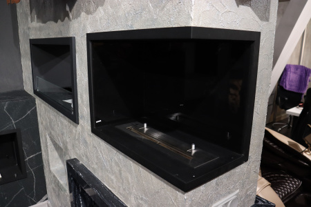 Угловой встраиваемый биокамин Firezo L'angolo Destro 1800