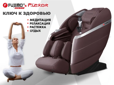 Массажное кресло FUJIMO FLEXOR Brown